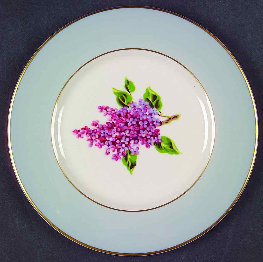 Georgian Lilac Bread & Butter Plate by Fine Arts-1