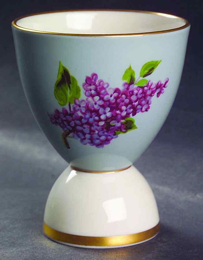 Georgian Lilac Double Egg Cup by Fine Arts-1