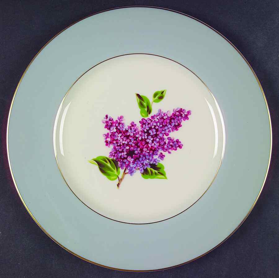 Georgian Lilac Salad Plate by Fine Arts-1