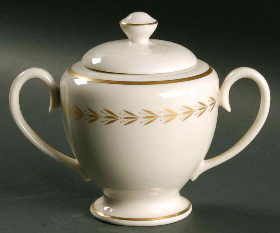 Golden Classic Sugar Bowl & Lid by Fine Arts-1