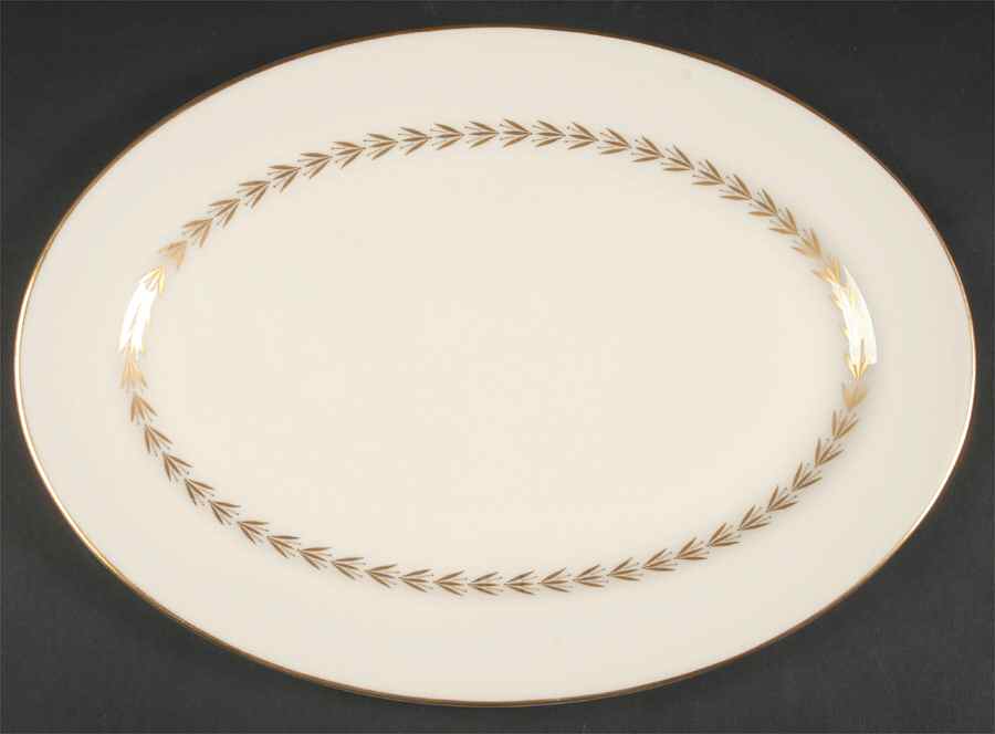Golden Classic 15" Oval Serving Platter by Fine Arts-1