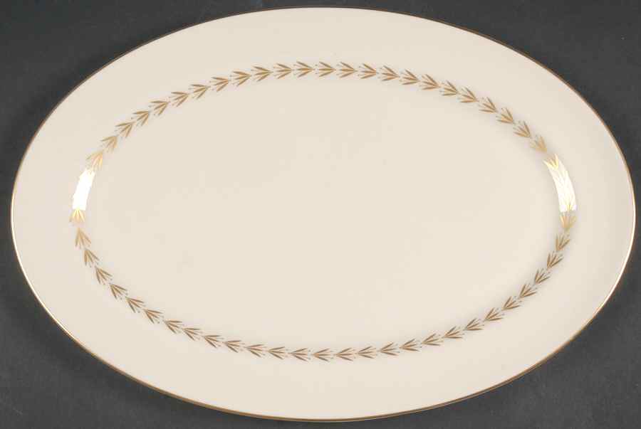 Golden Classic 13" Oval Serving Platter by Fine Arts-1