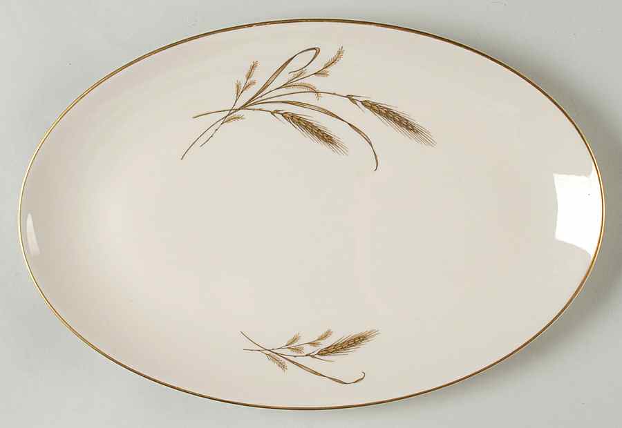 Golden Harvest 12" Oval Serving Platter by Fine Arts-1