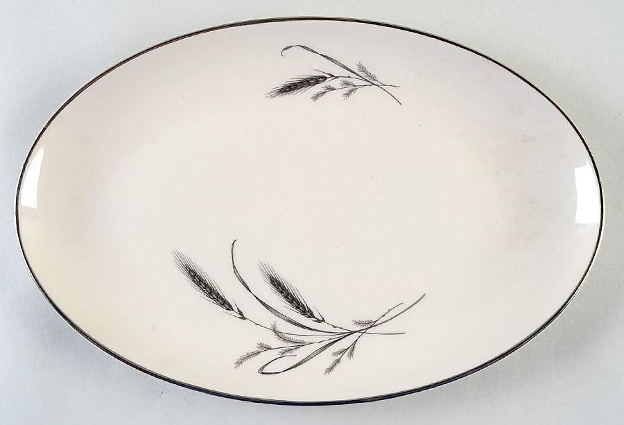 Harvest Time 12" Oval Serving Platter by Fine Arts-1