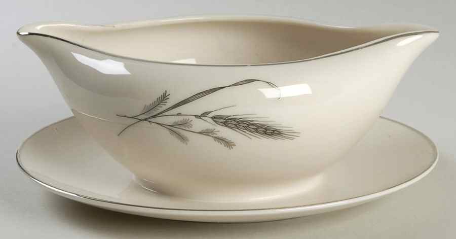 Harvest Time Gravy Boat with Attached Underplate by Fine Arts-1