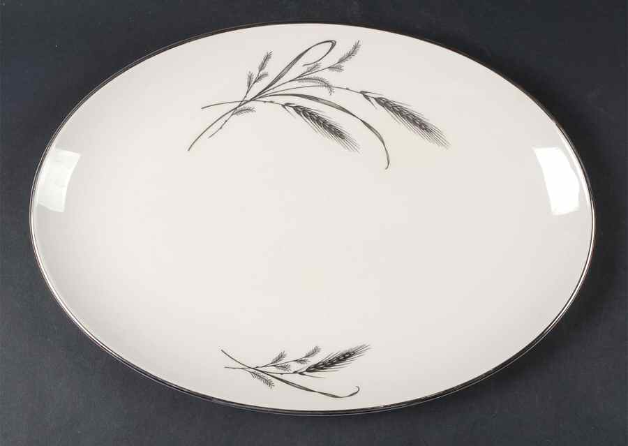Harvest Time 15" Oval Serving Platter by Fine Arts-1