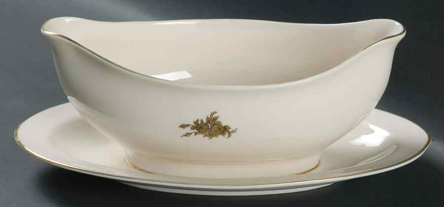 Heirloom Gravy Boat with Attached Underplate by Fine Arts-1