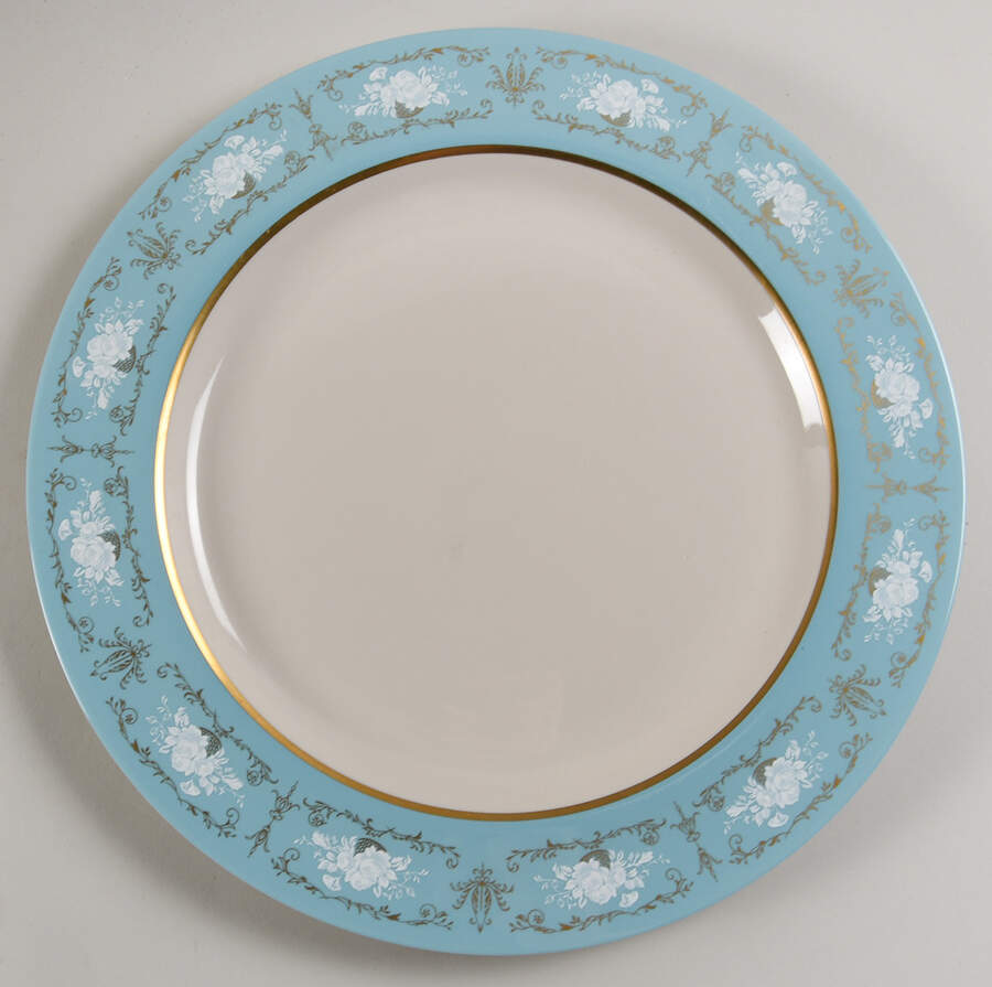 Kenwood Castle Blue Chop Plate (Round Platter) by Fine Arts-1