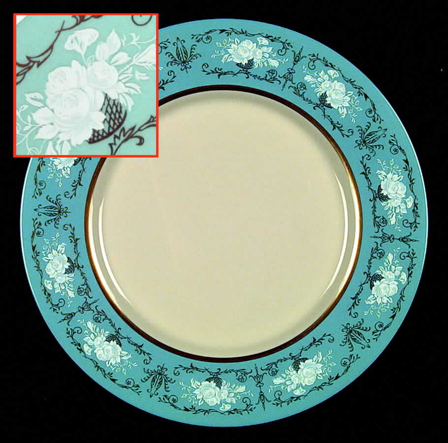 Kenwood Castle Blue Dinner Plate by Fine Arts-1