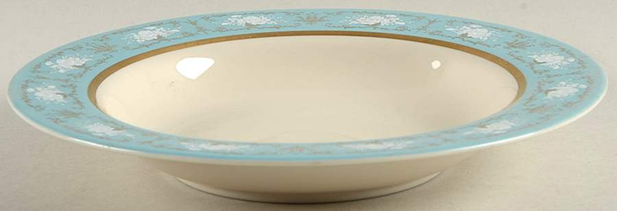 Kenwood Castle Blue Rim Soup Bowl by Fine Arts-1