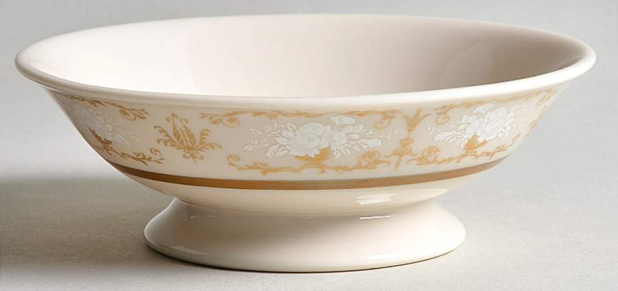 Kenwood Castle Gold and White Individual Fruit/Dessert (Sauce) Bowl by Fine Arts-1