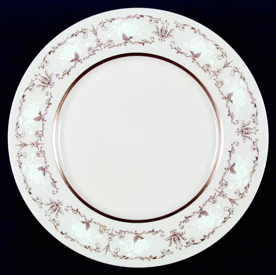 Kenwood Castle Gold and White Dinner Plate by Fine Arts-1