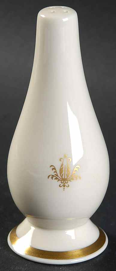 Kenwood Castle Gold and White Pepper Shaker by Fine Arts-1
