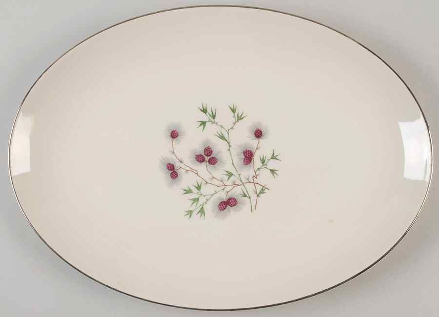 Larchwood 15" Oval Serving Platter by Fine Arts-1