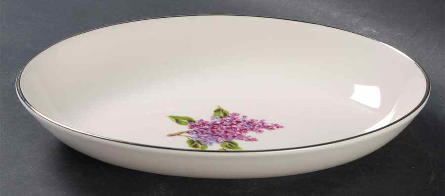 Lilac 9" Oval Vegetable Bowl by Fine Arts-1