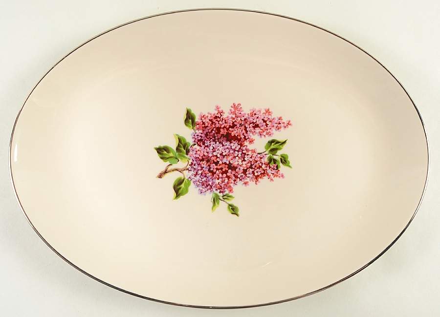Lilac 12" Oval Serving Platter by Fine Arts-1