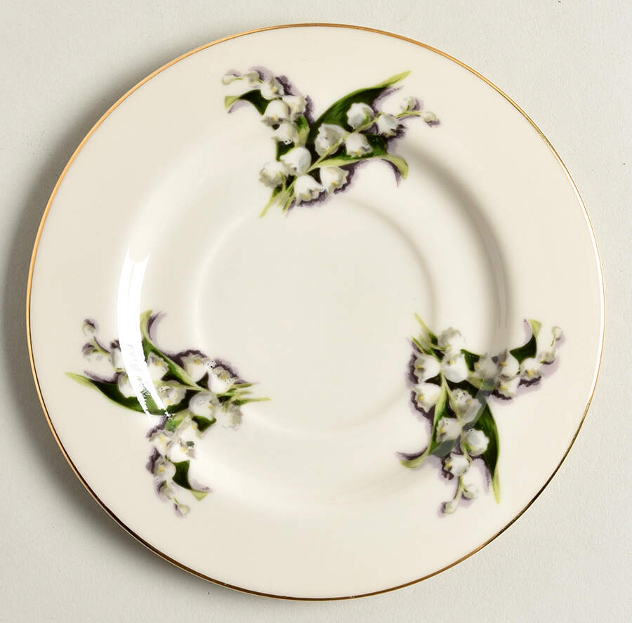Lily of The Valley Saucer for Footed Cup by Fine Arts-1