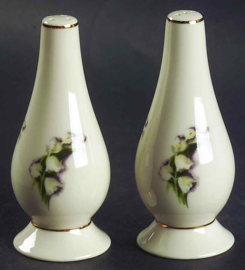 Lily of The Valley Salt & Pepper Set by Fine Arts-1