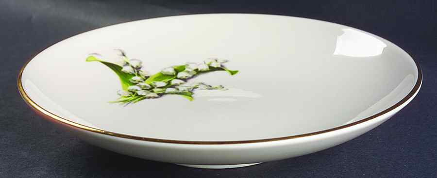 Lily of The Valley Round Compote (Height X Width) by Fine Arts-1