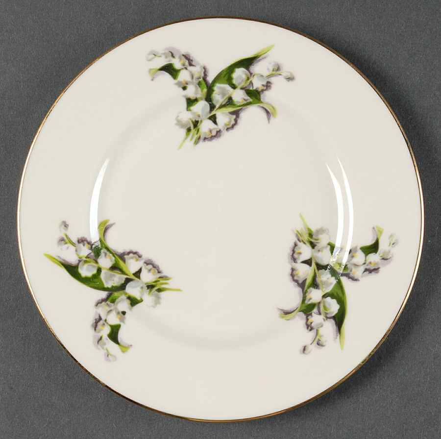 Lily of The Valley Bread & Butter Plate by Fine Arts-1
