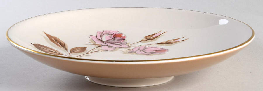 Mission Rose Round Compote (Height X Width) by Fine Arts-1