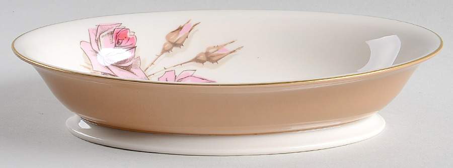 Mission Rose 8" Oval Vegetable Bowl by Fine Arts-1