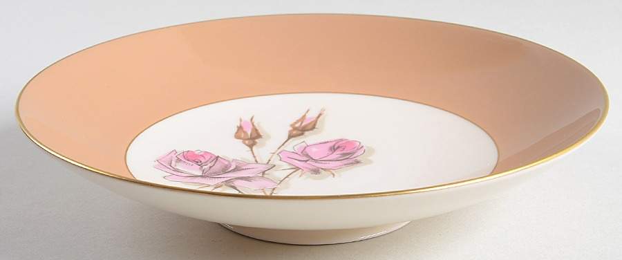 Mission Rose Round Compote (Height X Width) by Fine Arts-1