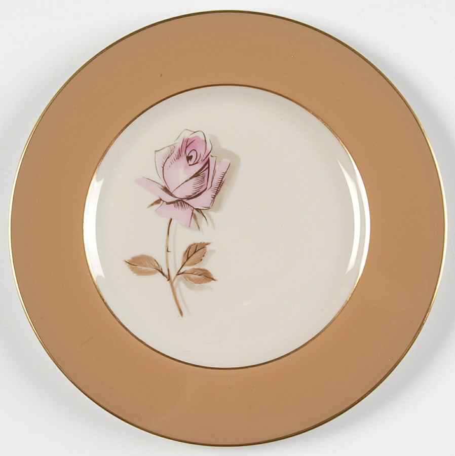 Mission Rose Bread & Butter Plate by Fine Arts-1