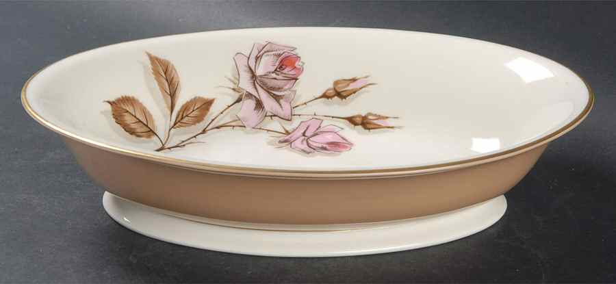 Mission Rose 10" Oval Vegetable Bowl by Fine Arts-1