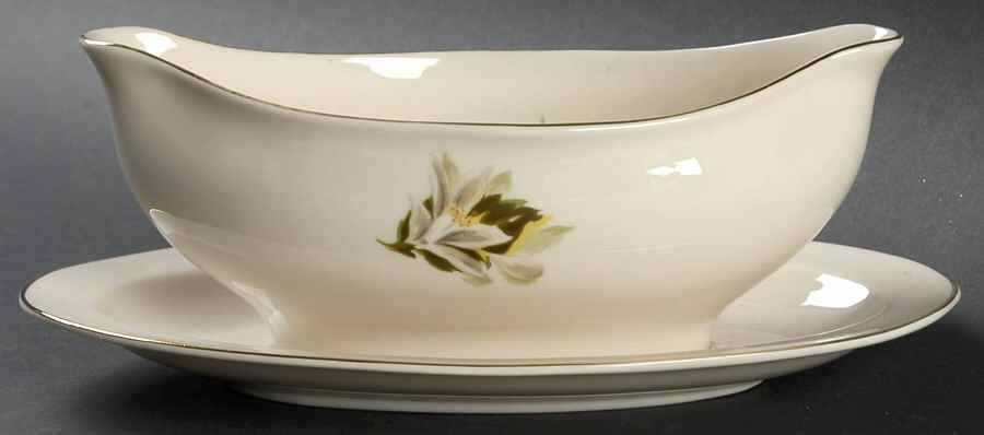 Remembrance Gravy Boat with Attached Underplate by Fine Arts-1