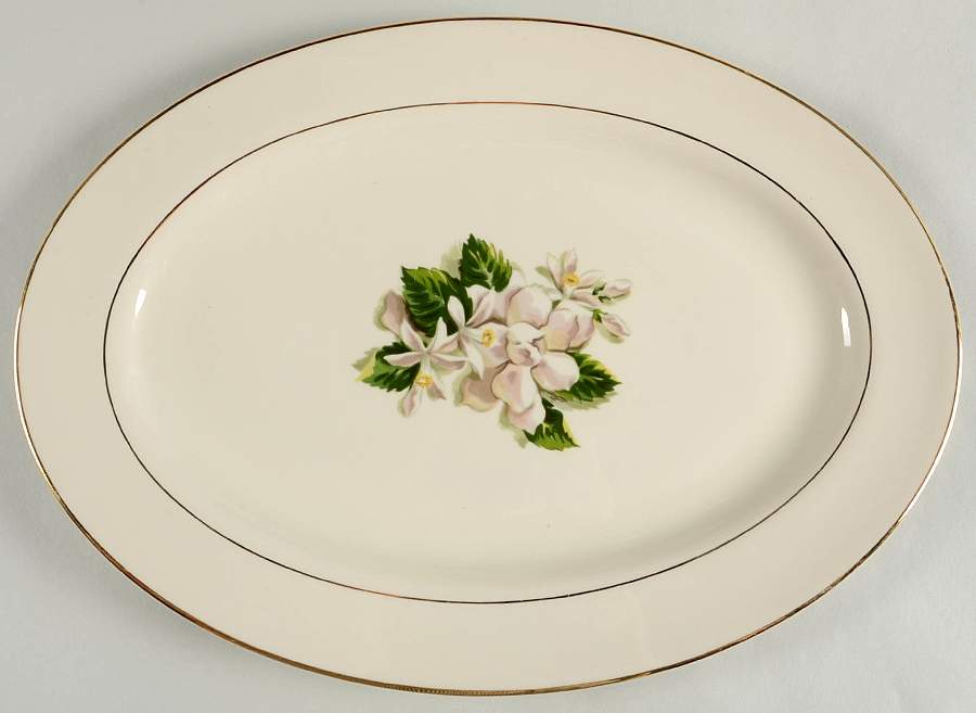 Remembrance 15" Oval Serving Platter by Fine Arts-1
