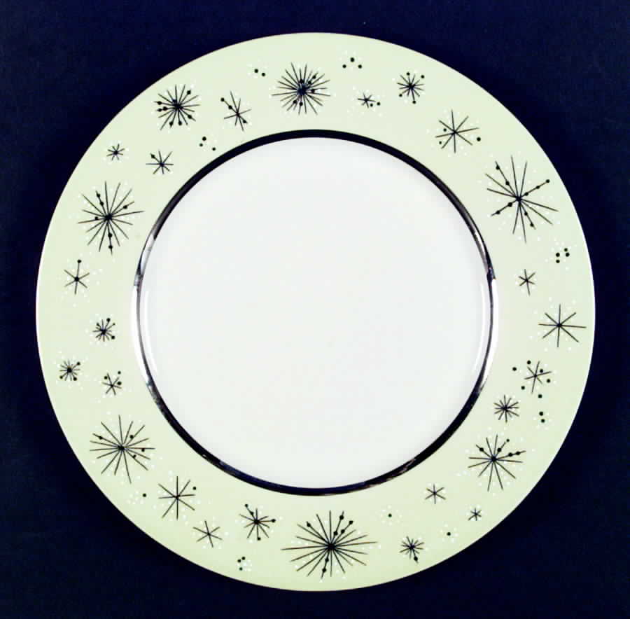 Romance of The Stars Green Dinner Plate by Fine Arts-1