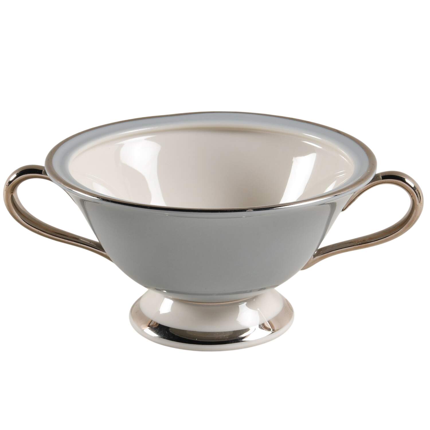 Romance of The Stars Grey Sugar Bowl No Lid by Fine Arts-1