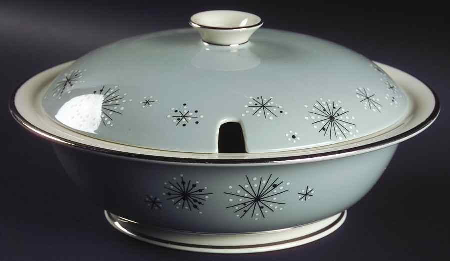 Romance of The Stars Grey Round Covered Vegetable by Fine Arts-1