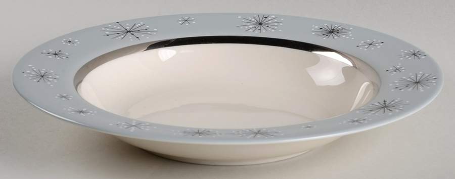 Romance of The Stars Grey Large Rim Soup Bowl by Fine Arts-1
