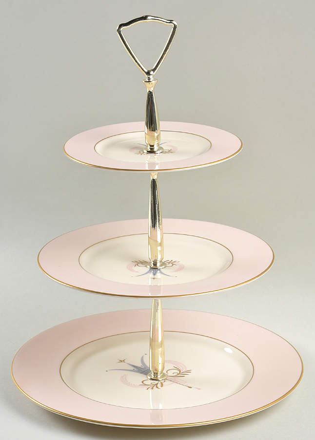 Royal Splendor 3-Tiered Serving Tray (DP, SP, BB) by Fine Arts-1
