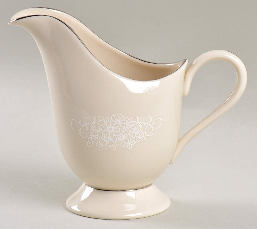Spanish Lace White Creamer by Fine Arts-1