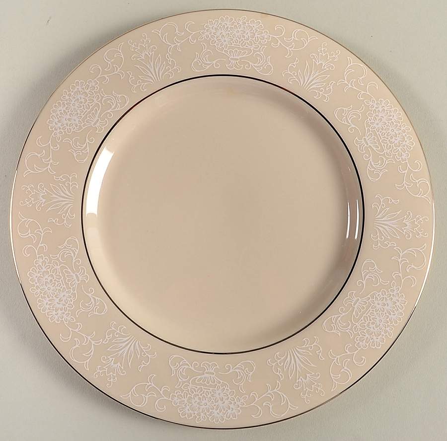 Spanish Lace White Salad Plate by Fine Arts-1