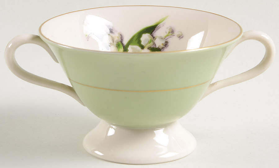 Springtime Footed Bouillon Cup by Fine Arts-1