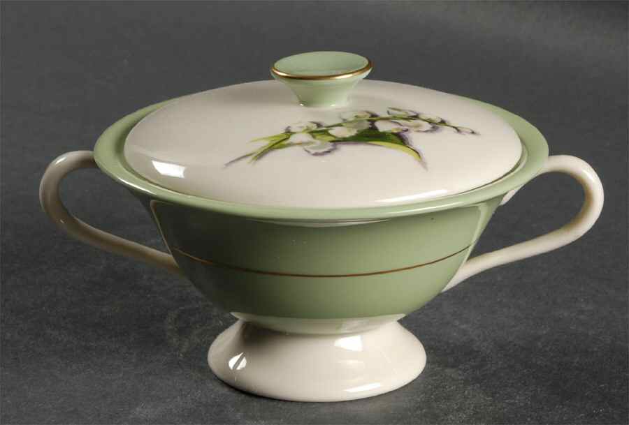 Springtime Sugar Bowl & Lid by Fine Arts-1