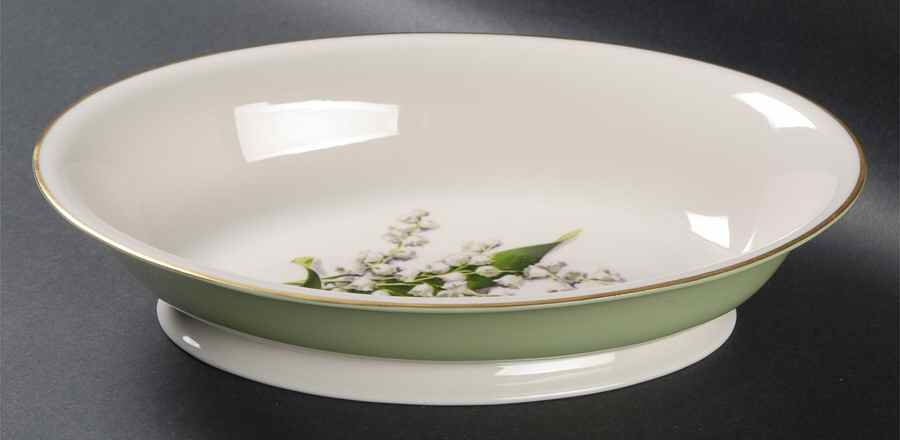 Springtime 10" Oval Vegetable Bowl by Fine Arts-1