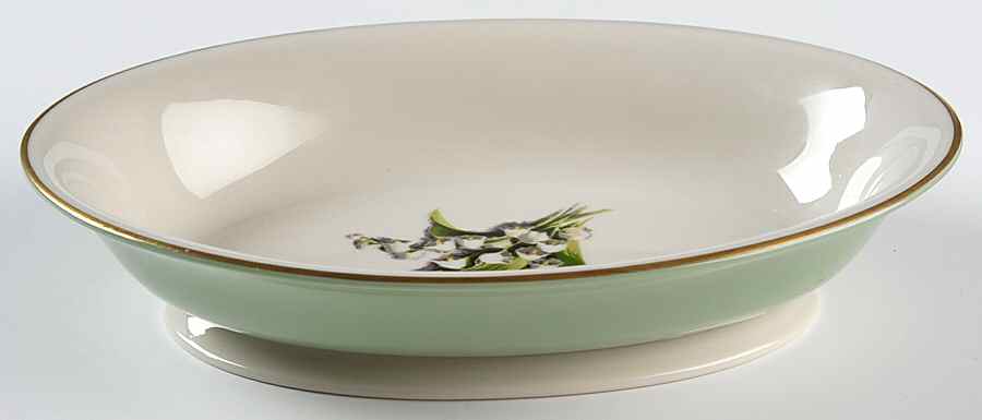 Springtime 8" Oval Vegetable Bowl by Fine Arts-1