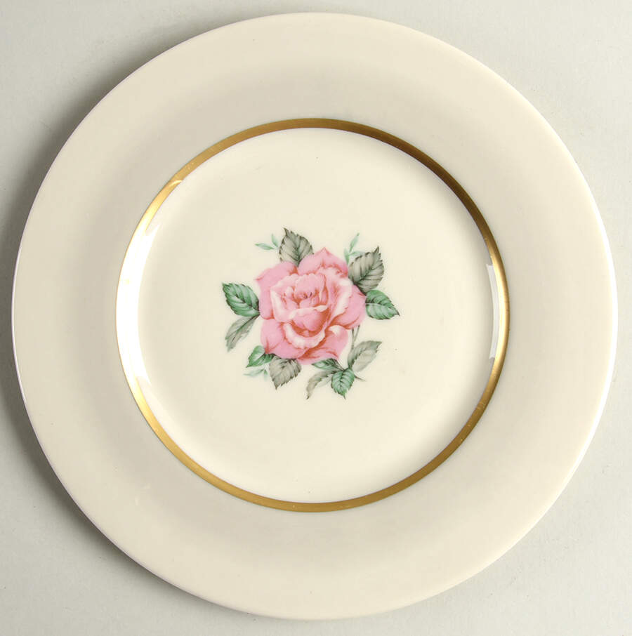 Sweetheart Rose Salad Plate by Fine Arts-1
