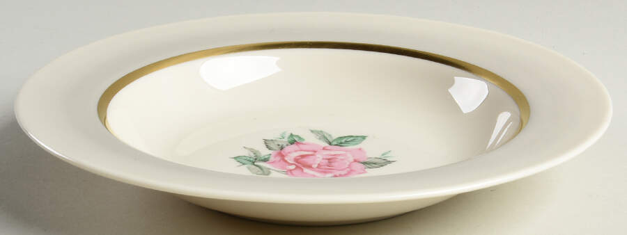 Sweetheart Rose Large Rim Soup Bowl by Fine Arts-1