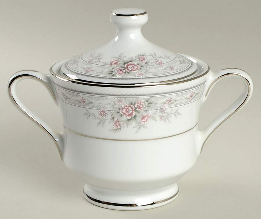 Tiffany Sugar Bowl & Lid by Fine Arts-1