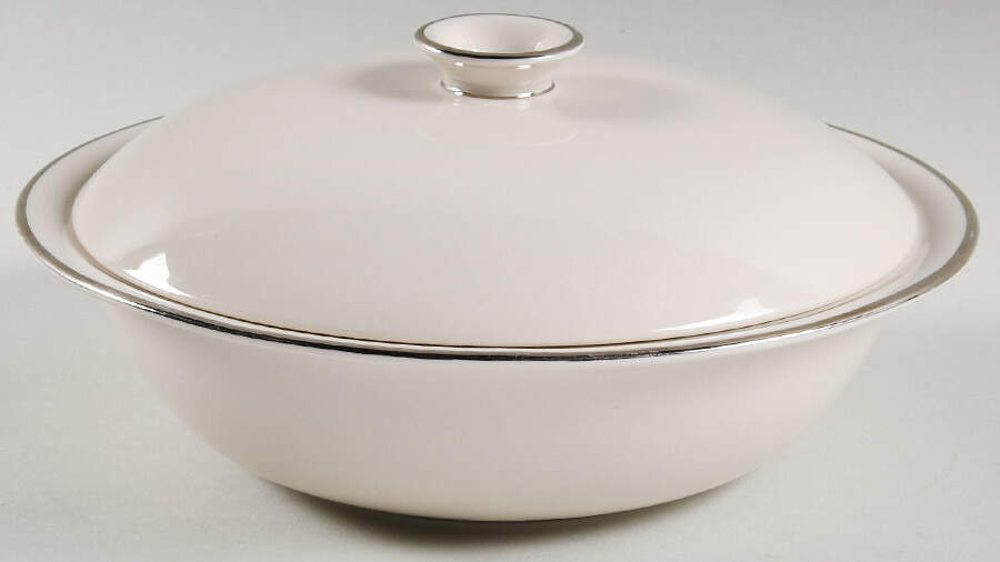 Tranquility Round Covered Vegetable by Fine Arts-1