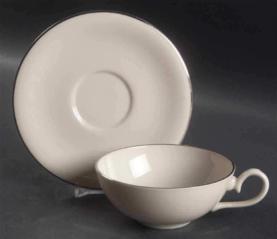 Tranquility Flat Cup & Saucer Set by Fine Arts-1