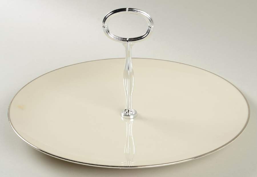 Tranquility Round Serving Plate with Handle (DP) by Fine Arts-1