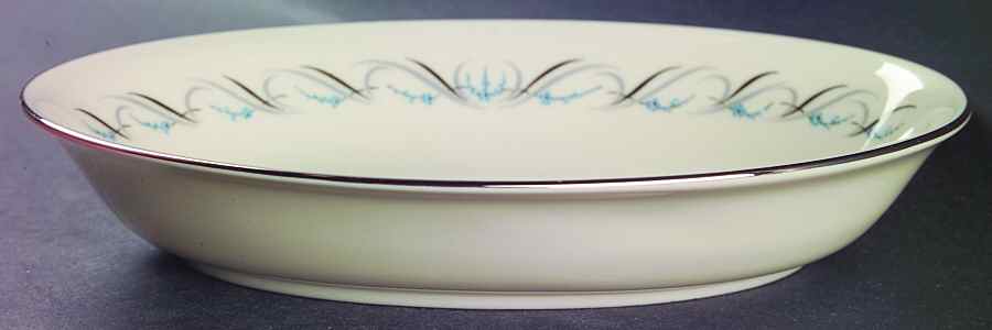 Waltz of Spring (Rim) 8" Oval Vegetable Bowl by Fine Arts-1