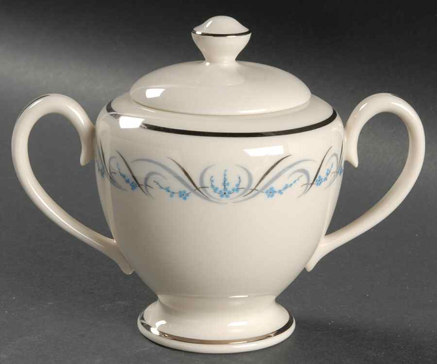 Waltz of Spring (Rim) Sugar Bowl & Lid by Fine Arts-1